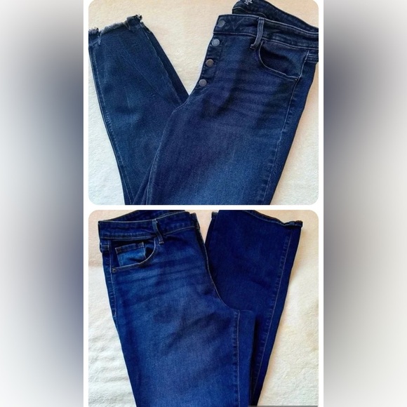 Old Navy Women’s Jeans Bundle - Rockstar Skinny & Kicker Bootcut - Size 16 - Picture 1 of 10